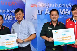 Viettel tặng thầy trò Ánh Viên 5 năm cước viễn thông