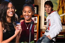 Messi tặng áo đấu cho con gái Tổng thống Mỹ