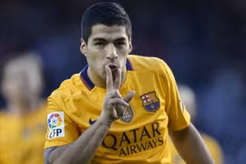 Suarez xác lập kỷ lục mới trong chiến thắng "8 sao" của Barcelona