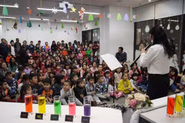 Vui lễ hội "Giáng sinh ngọt ngào" tại nhà máy kẹo ngọt Panasonic Risupia