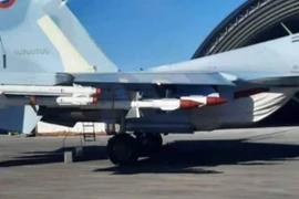 Chiến đấu cơ Su-30SM của không quân Armenia được trang bị tên lửa