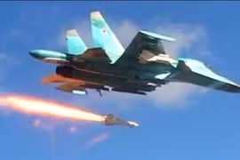 Không quân Nga tấn công dồn dập diệt IS ở miền Trung Syria