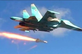 Không quân Nga tấn công dồn dập diệt IS ở miền Trung Syria