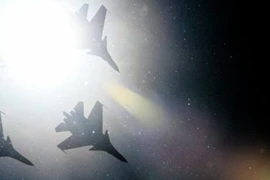 Chiến đấu cơ Nga dội bom ngăn cản IS tấn công SAA ở miền Trung Syria 