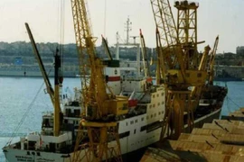 Tàu chở hàng Iran chìm gần eo biển Hormuz