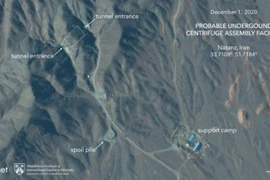 Ảnh vệ tinh tiết lộ Iran xây dựng lại địa điểm hạt nhân dưới lòng đất