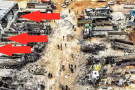 Chiến đấu cơ Su-34 Nga phá hủy hơn 10 xe bọc thép Thổ Nhĩ Kỳ ở Idlib