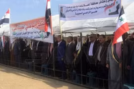 Các bộ lạc Ả Rập biểu tình chống lực lượng Mỹ ở miền Đông Syria