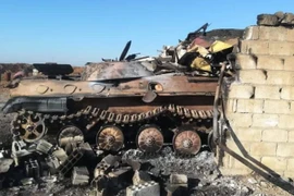 Thổ Nhĩ Kỳ tấn công phá hủy xe bọc thép của SAA ở Đông Bắc Syria