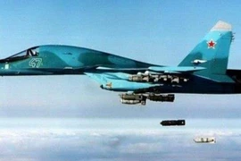 Không quân Nga tiếp tục dội bom càn quét IS ở miền Trung Syria