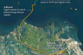 Máy bay Indonesia rơi nghi bị nhóm không tặc của IS tấn công