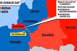 Nếu bùng phát xung đột Nga-NATO: Điểm quyết chiến là 'Hành lang Suwalki' và 'Mũi dao Kaliningrad'