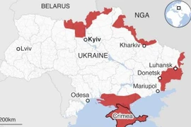 Chiến sự Nga - Ukraine: Quân Nga đã chiếm được những khu vực nào?