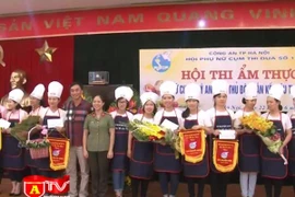 Hội thi ẩm thực "Nữ chiến sỹ An ninh Thủ đô - Gắn kết yêu thương"