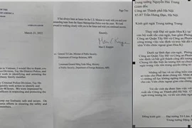 Đại sứ quán Hoa Kỳ cảm ơn Công an Hà Nội