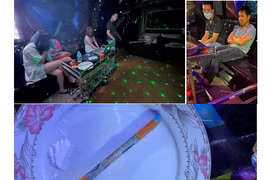 Năm người dương tính ma túy trong quán karaoke ‘Hà Anh 5 sao’