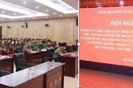 Nâng cao hơn nữa nhận thức của cán bộ đảng viên về vai trò trách nhiệm trong sự nghiệp đảm bảo ANTT