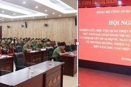 Nâng cao hơn nữa nhận thức của cán bộ đảng viên về vai trò trách nhiệm trong sự nghiệp đảm bảo ANTT