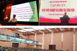 Công an Hà Nội: Nâng cao kiến thức, kỹ năng Dân vận cho đội ngũ cán bộ chỉ huy