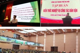 Công an Hà Nội: Nâng cao kiến thức, kỹ năng Dân vận cho đội ngũ cán bộ chỉ huy