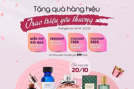 Địa chỉ mua sắm mỹ phẩm cao cấp, ưu đãi lớn dịp 20/10