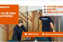 SONGANHHYG cung cấp dịch vụ vệ sinh văn phòng chuyên nghiệp tại Đà Nẵng