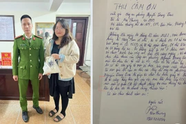 Cô gái trẻ nhận lại túi xách bị mất nhờ tiện ích căn cước gắn chip