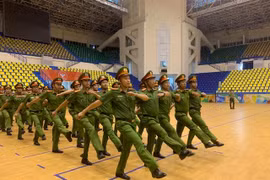 Kiểm tra, đánh giá kết quả tập huấn Điều lệnh, Quân sự, Võ thuật CAND năm 2022