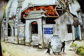 Làng quê Việt Nam qua những tác phẩm gốm Bát Tràng độc đáo