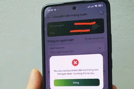 App ngân hàng Vietcombank bị “treo”