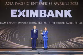 Eximbank được vinh danh “Doanh nghiệp xuất sắc châu Á” và “Doanh nghiệp tăng trưởng nhanh” tại APEA 2025