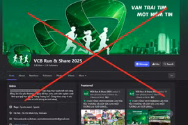 Cảnh báo giả mạo giải chạy của Vietcombank để lừa đảo