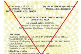 Giả mạo HOSE để tung thông tin thất thiệt