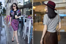 Kha Mỹ Vân chọn đồ tối giản vẫn nổi bật