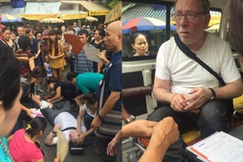 Người Hà Nội cứu du khách ngất xỉu trên phố