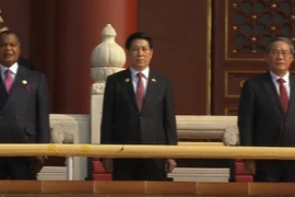 Chủ tịch nước Lương Cường dự Lễ duyệt binh kỷ niệm 80 năm chiến thắng phátxít