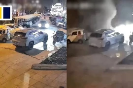 Đường ống sưởi ấm bất ngờ phát nổ giữa giao lộ tại Trung Quốc