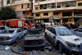 Israel tấn công thêm hàng trăm mục tiêu ở miền Nam Lebanon