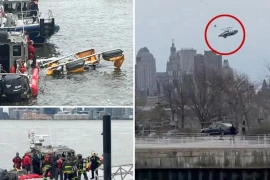Trực thăng rơi xuống sông Hudson ở New York, không ai sống sót