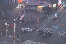 Mỹ: Nổ súng tại Quảng trường Thời đại, 3 người bị thương