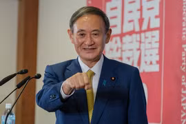 Ông Suga trở thành tân Thủ tướng Nhật Bản 