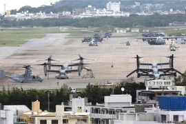 Bắt đầu công tác bồi đất tại địa điểm di dời căn cứ Mỹ ở Okinawa