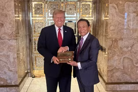 Lãnh đạo đảng cầm quyền Nhật Bản sang Mỹ gặp ông Donald Trump