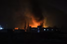 Nổ kho vũ khí gần Thủ đô Damascus của Syria