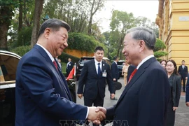 Lễ đón chính thức Tổng Bí thư, Chủ tịch nước Trung Quốc Tập Cận Bình