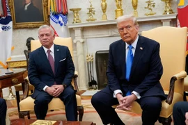 Tổng thống Mỹ Donald Trump gặp Vua Abdullah của Jordan tại Nhà Trắng