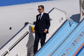 Ngoại trưởng Mỹ công du Trung Đông để thúc đẩy ngừng bắn ở Dải Gaza