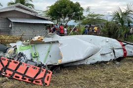 Máy bay do thám rơi ở Philippines, không ai sống sót