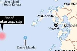 Tàu chở hàng bị chìm ngoài khơi Nhật Bản, 18 người mất tích