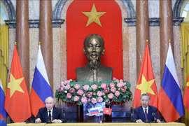 Chủ tịch nước Tô Lâm và Tổng thống Liên bang Nga Vladimir Putin gặp gỡ báo chí